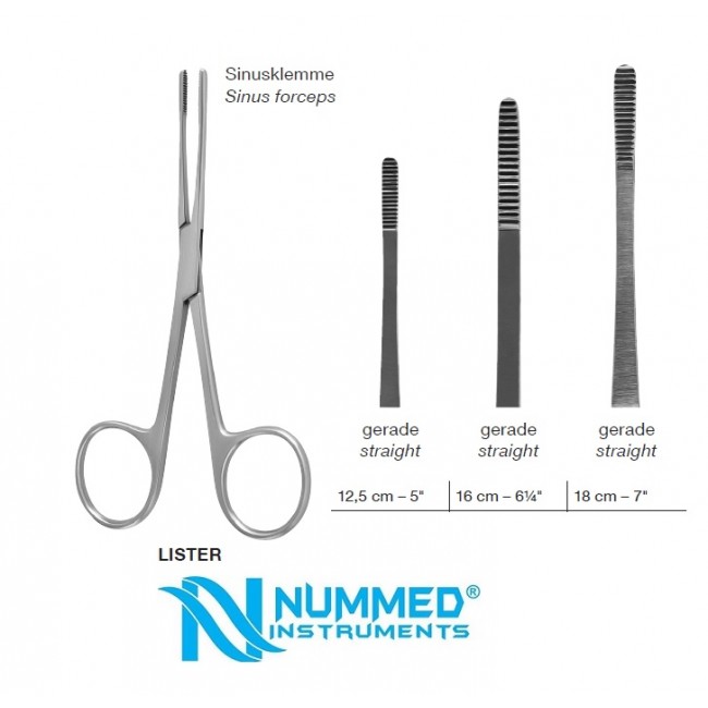 Lister (Sinus) Forceps Lister (Sinus) Forceps
